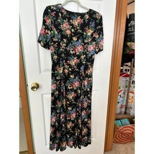 Dennis Goldsmith button down maxi dress cottagecore bohemian